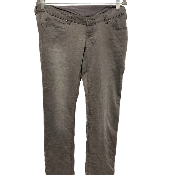 H&M Mama Womens Gray Skinny Maternity Jeans Size 12 Stretch NWOT - Picture 1 of 4
